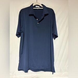 Peter Millar Navy Blue Short Sleeve Polo